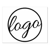 シンプル会社モダンブランディングロゴ ラバースタンプ (インプリント)