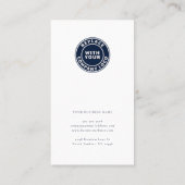 シンプル会社モダンロゴロイヤリティ 割引カード (裏面)