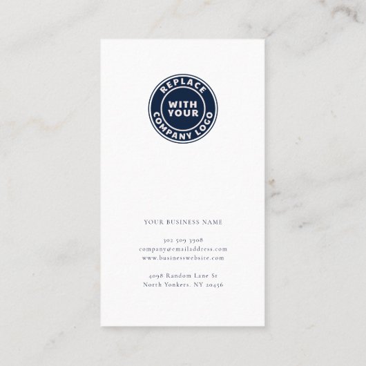 シンプル会社モダンロゴロイヤリティ 割引カード (裏面)