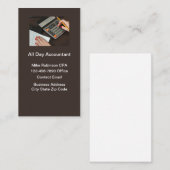 シンプル会計士CPAテーマ名刺 名刺 (正面/裏面)