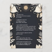 シンプル伝統的婚約結婚願 エンクロージャーカード (正面)