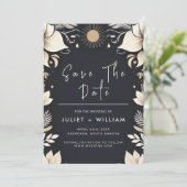 シンプル伝統的婚約結婚願 セーブザデート (スタンド正面)