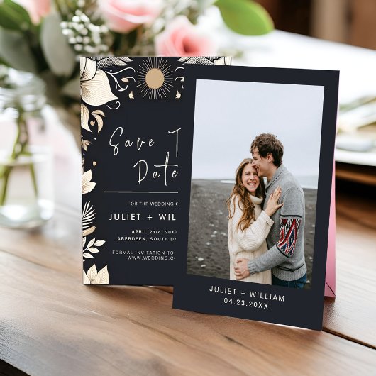 シンプル伝統的婚約結婚願 セーブザデート