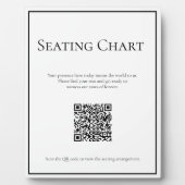 シンプル伝統的座席表の記号 フォトプラーク (正面)