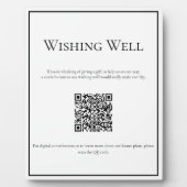 シンプル伝統的願い看板 フォトプラーク (正面)