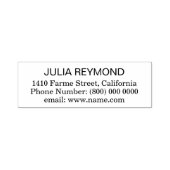 シンプル住所の情報 セルフインキングスタンプ (デザイン)