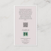 シンプル作家宣伝 名刺 (裏面)