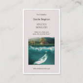 シンプル作家宣伝 名刺 (正面)