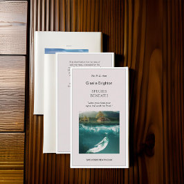 シンプル作家宣伝 名刺