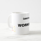 シンプル作業状態 コーヒーマグカップ (正面左)