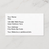 シンプル保険 名刺 (裏面)