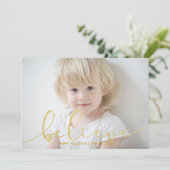 シンプル信じフェイク金ゴールドPHOTO シーズンカード (スタンド正面)