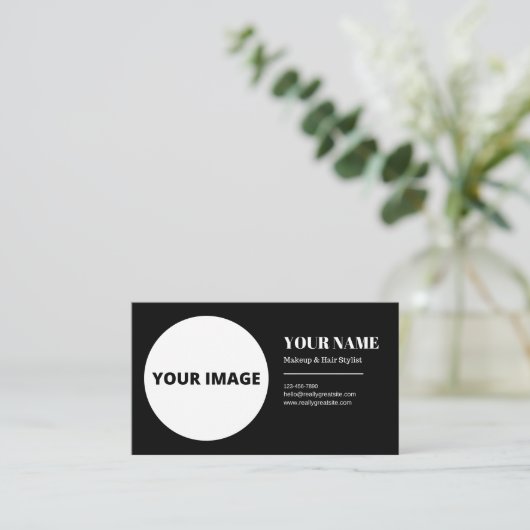 シンプル個人名刺 名刺 (スタンド正面)