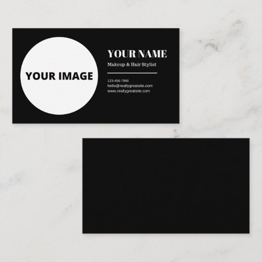 シンプル個人名刺 名刺 (正面/裏面)