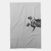 シンプル像モダンの上のカモメの写真 キッチンタオル (縦)