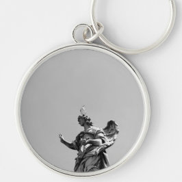 シンプル像モダンの上のカモメの写真 キーホルダー