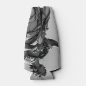 シンプル像モダンの上のカモメの写真 ボトルクーラー (裏面)