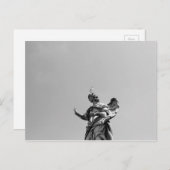 シンプル像モダンの上のカモメの写真 ポストカード (正面/裏面)