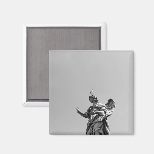 シンプル像モダンの上のカモメの写真 マグネット (正面/裏面)