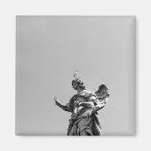 シンプル像モダンの上のカモメの写真 マグネット (正面)