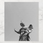 シンプル像モダンの上のカモメの写真 ワインラベル (シングルラベル)