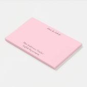 シンプル先生の机から ポストイット (アングル)