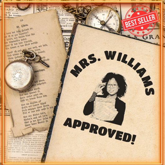 シンプル先生フォトおもしろい顔認定ゴム セルフインキングスタンプ