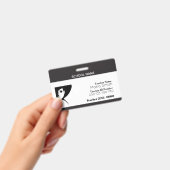 シンプル先生ID バッジ (手持ち)