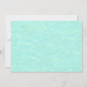 シンプル先結婚式ビーチ椅子招待状 招待状 (裏面)