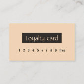 シンプル光エレガントピンク美しいロイヤリティカード ロイヤリティカード (正面)