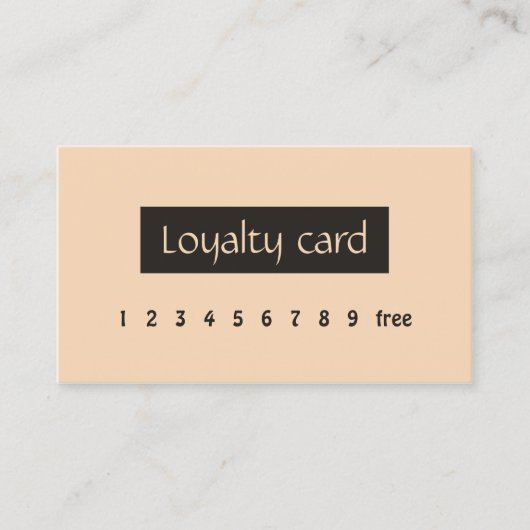 シンプル光エレガントピンク美しいロイヤリティカード ロイヤリティカード (正面)