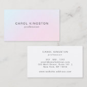 シンプル光モダンホログラフィックガールプロフェッショナル 名刺 (正面/裏面)