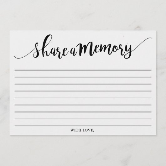 シンプル共有Aメモリカード アドバイスカード (正面)