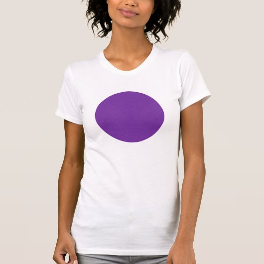 シンプル円 – ぶどう Tシャツ (正面)