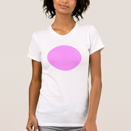 シンプル円 – 淡い紫 Tシャツ (正面)