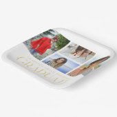 シンプル写数々の画卒業パーティー ペーパープレート (傾斜あり)