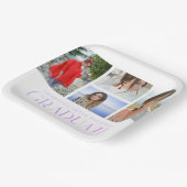 シンプル写数々の画卒業パーティー ペーパープレート (傾斜あり)