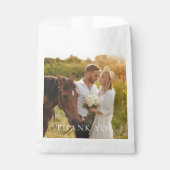 シンプル写真ありがとう フェイバーバッグ (正面)