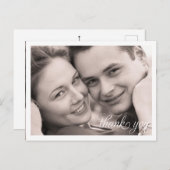 シンプル写真ありがとう ポストカード (正面/裏面)