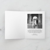 シンプル写真のクエレガントラス シーズンカード (内部)