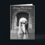 シンプル写真のクエレガントラス シーズンカード<br><div class="desc">写真モダン上のスクリプシンプルトに「Merry Christmas」と付いたデザインを搭載したエレガントクリスマスカーお気に入りのド。</div>