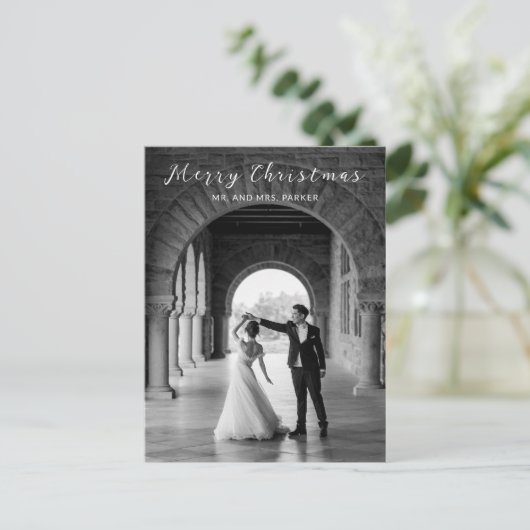 シンプル写真のクエレガントラス シーズンポストカード (スタンド正面)