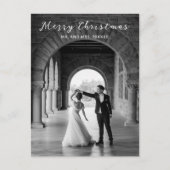 シンプル写真のクエレガントラス シーズンポストカード (正面)