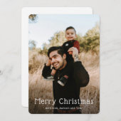 シンプル写真のクモダンラス シーズンカード (正面/裏面)