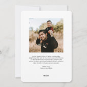 シンプル写真のクモダンラス シーズンカード (裏面)