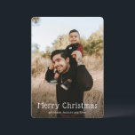 シンプル写真のクモダンラス シーズンカード<br><div class="desc">写真モダン上のおもしろいセリフのフォントにシンプル「Merry Christmas」とデザインを搭載したクリスマスカーお気に入りのド。</div>