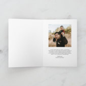 シンプル写真のクモダンラス シーズンカード (内部)