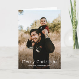 シンプル写真のクモダンラス シーズンカード