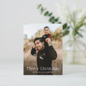 シンプル写真のクモダンラス シーズンポストカード (スタンド正面)