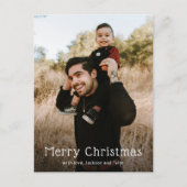 シンプル写真のクモダンラス シーズンポストカード (正面)